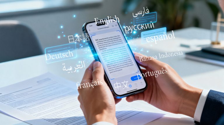 افزایش دقت استخراج متن برای اسناد چندزبانه با OCR